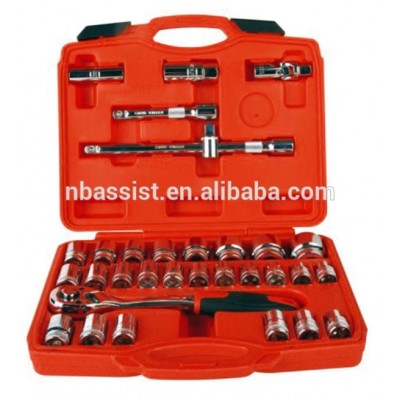 zhejiang made,33pcs sockt tools,master hand tool box